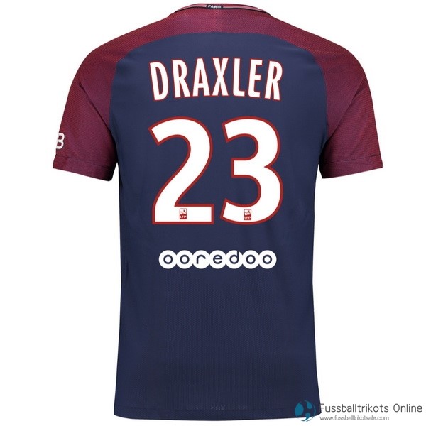Paris Saint Germain Trikot Heim Draxler 2017-18 Fussballtrikots Günstig